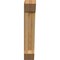 Ekena Millwork Traditional Slat Rough Sawn Bracket, Western Red Cedar, 6"W x 22"D x 34"H BKT06X22X34TRA06RWR - alternate 2